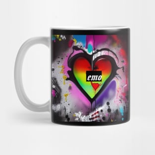 Emo Heart Mug